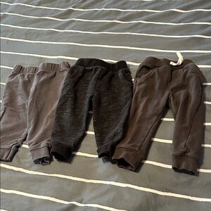 Carter's Kids Sweatpants Set - Gray and Black